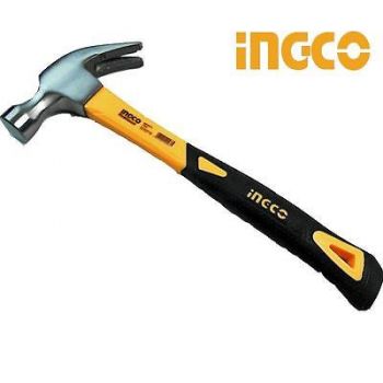 INGCO 16 oz Builders Hammer with Solid Steel Handle
